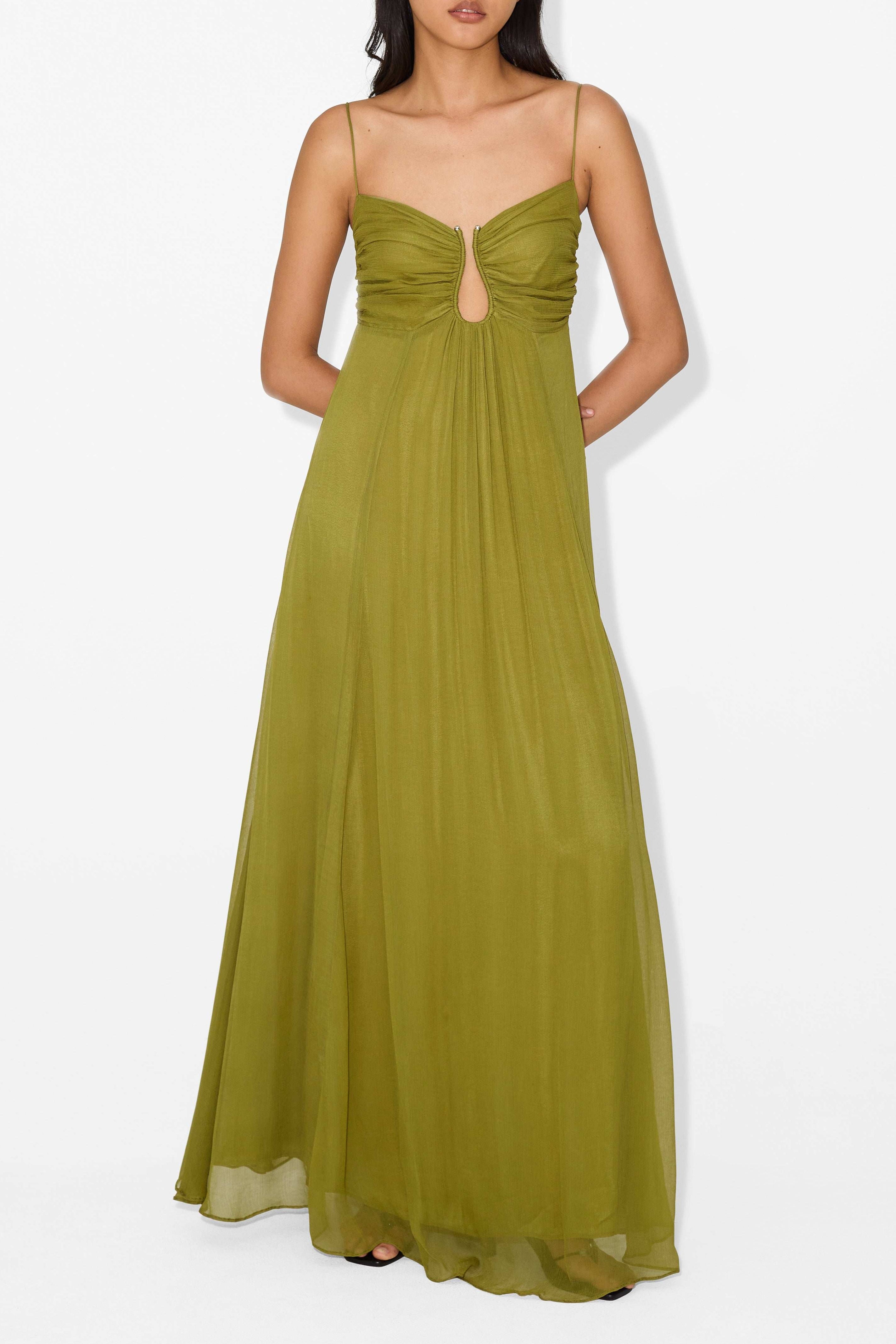 Dames Elegante Maxi Jurk Met Verfijnde Pasvorm