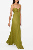 Dames Elegante Maxi Jurk Met Verfijnde Pasvorm