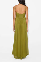 Dames Elegante Maxi Jurk Met Verfijnde Pasvorm