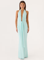 Emiliana Maxi Dress - Aqua