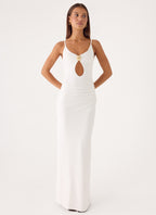 Inez Maxi Dress - White