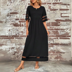 Dames Stijlvolle Casual Maxi Jurk