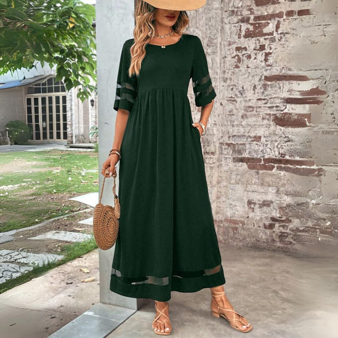 Dames Stijlvolle Casual Maxi Jurk