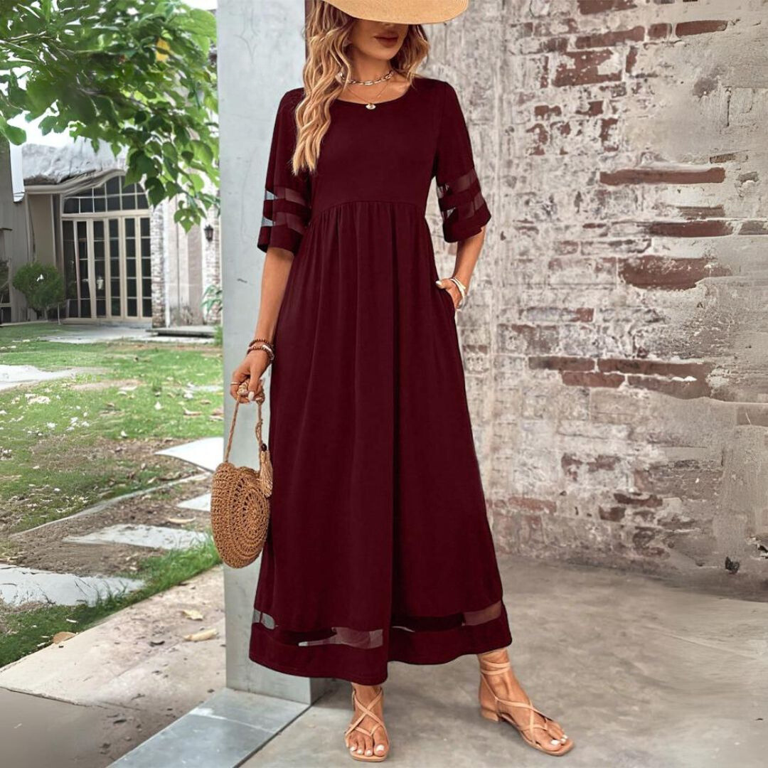 Dames Stijlvolle Casual Maxi Jurk
