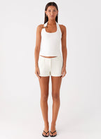 Oslo Mini Shorts - Ivory